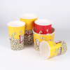 Popcorn Cups Paper Bucket Pack с крышкой
