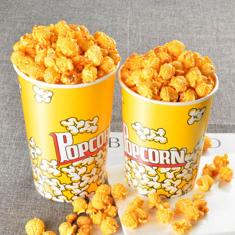 Popcorn Cups Paper Bucket Pack с крышкой